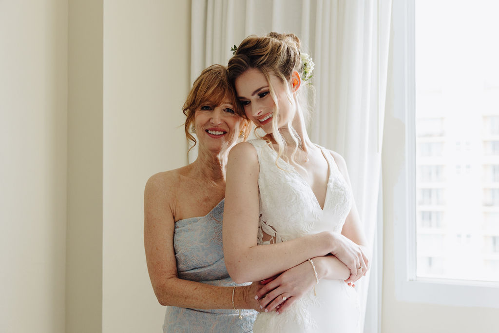 Mother and Bride Getting Ready Photography
