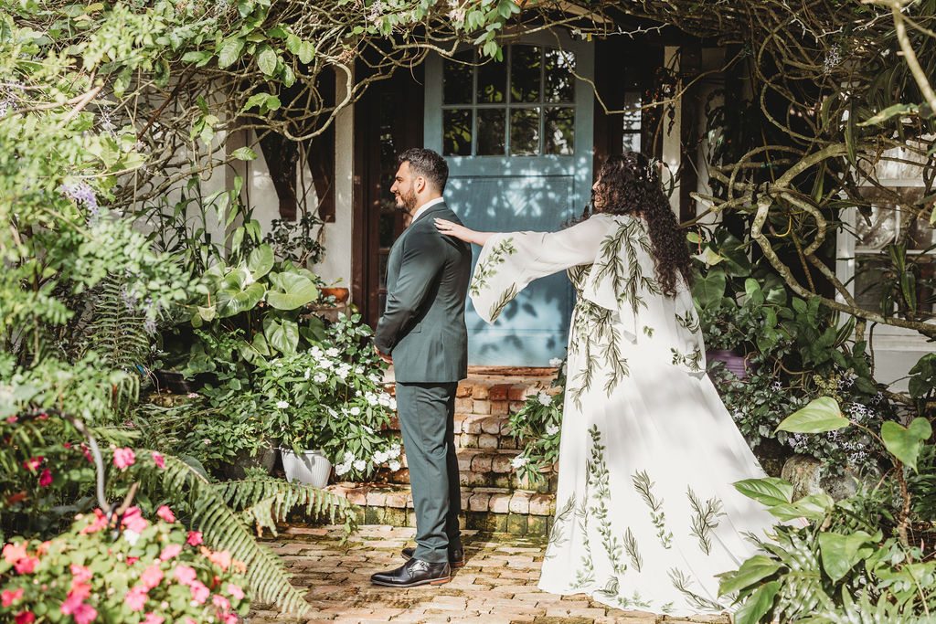 Bride and Groom First Look Photography Homestead Florida Photographer