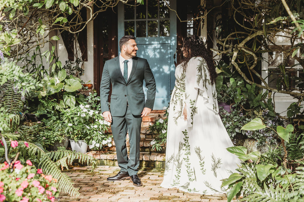 Bride and Groom First Look Photography Homestead Florida Photographer