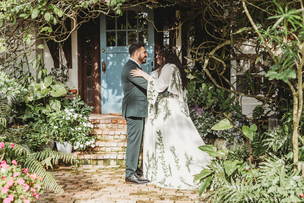 Bride and Groom First Look Photography Homestead Florida Photographer