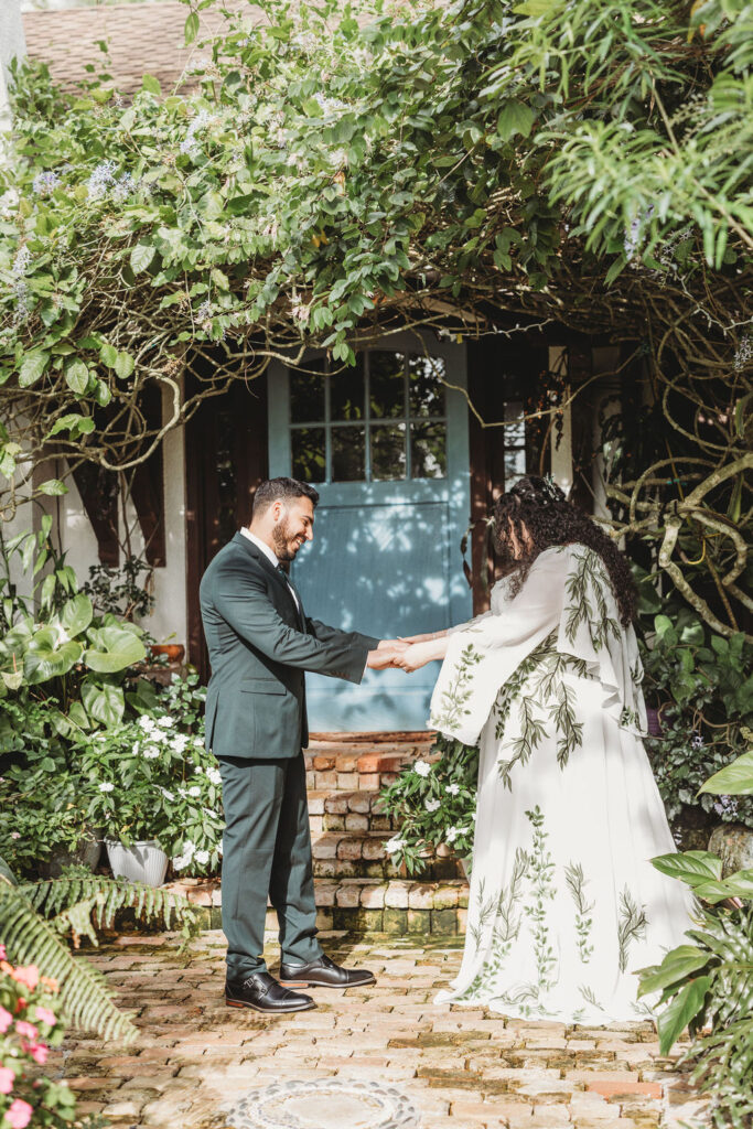 Bride and Groom First Look Photography Homestead Florida Photographer